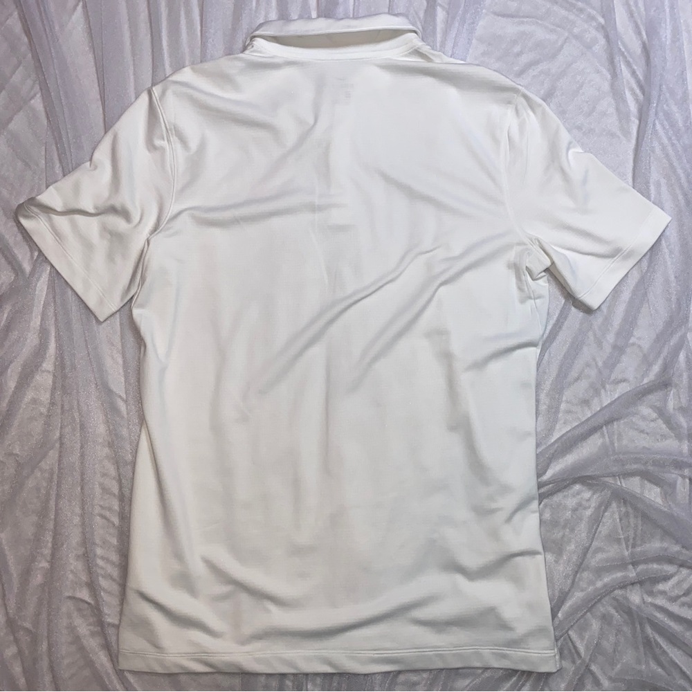 Nike Dri-FIT SF San Francisco Giants Men’s Polo Shirt Size M White Orange MLB - Picture 2 of 3